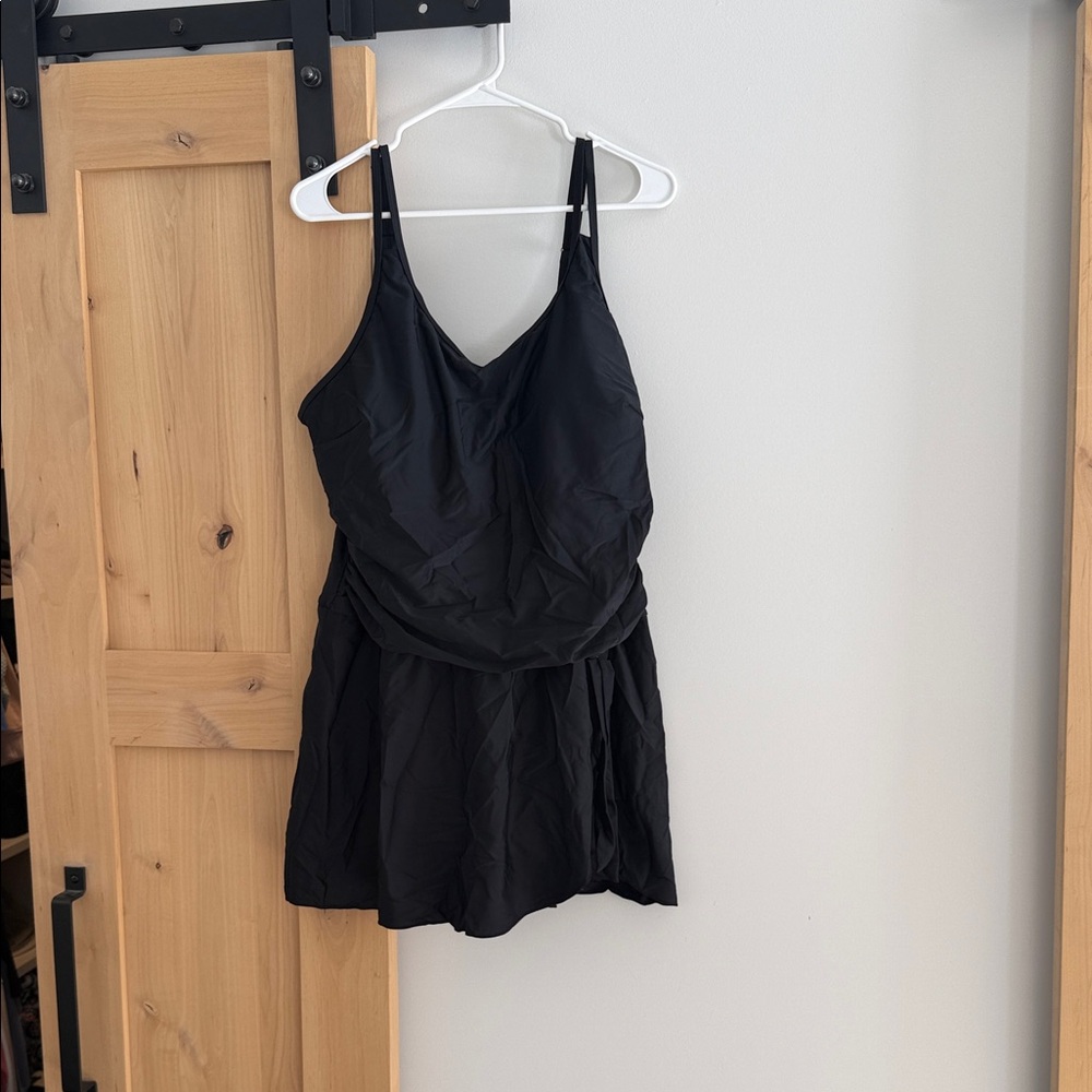 Black Women's Swim Dress